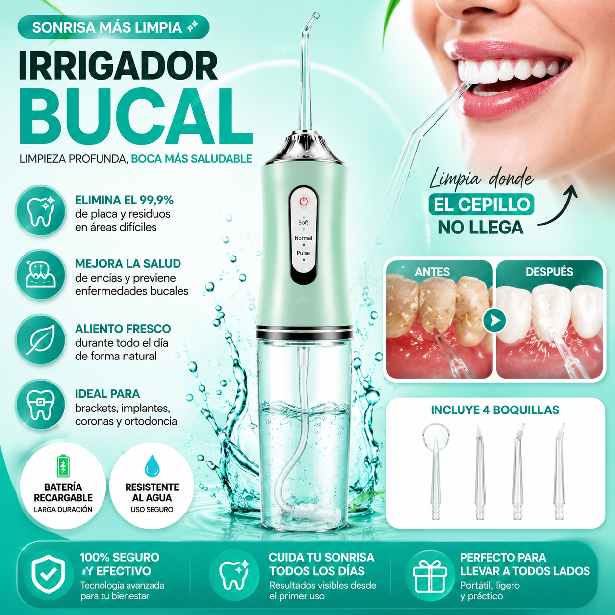 Irrigador Bucal AquaPulse®