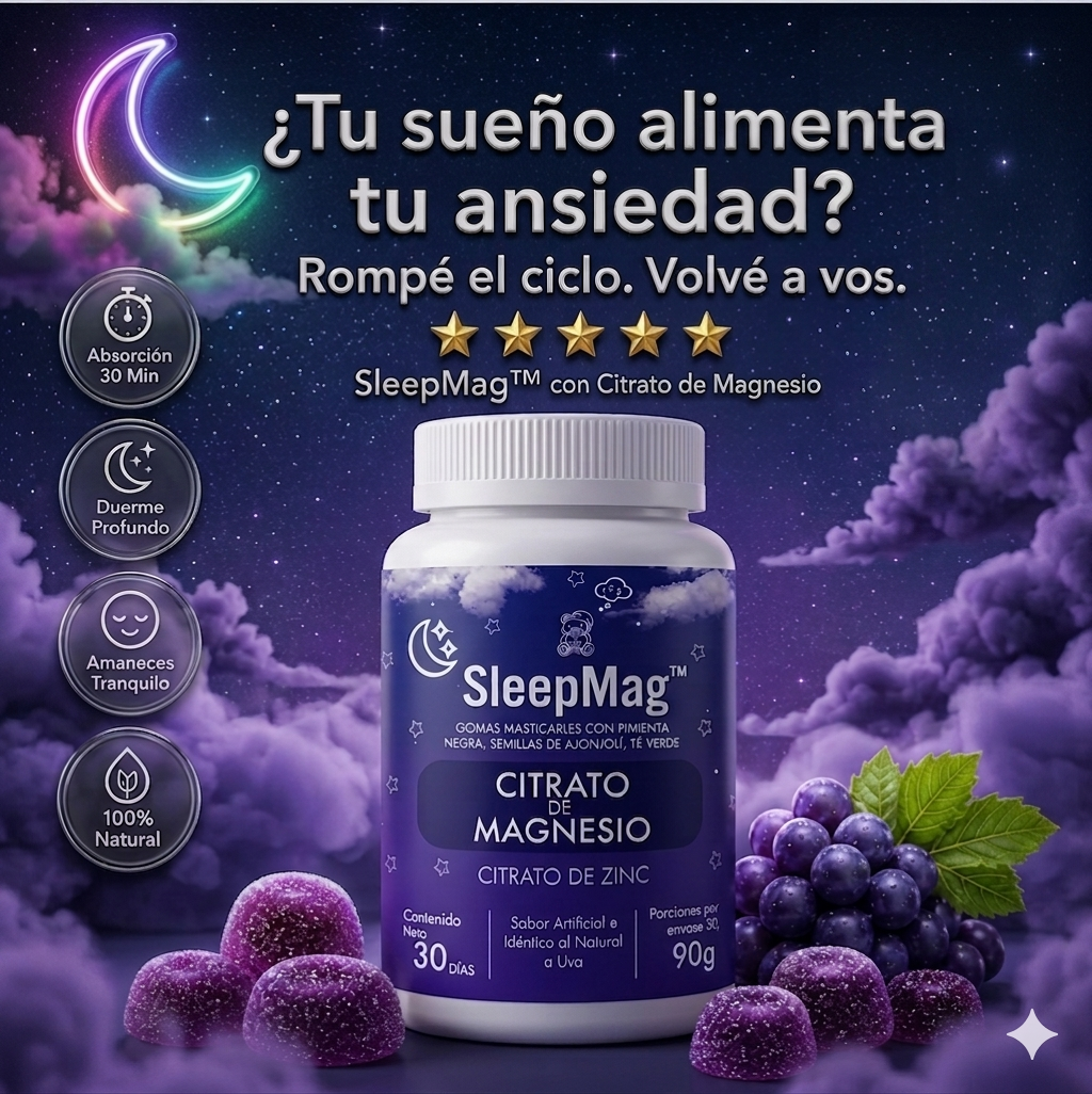 Citrato de Magnesio en Gomitas SleepMag