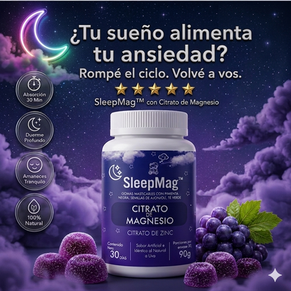 Citrato de Magnesio en Gomitas SleepMag
