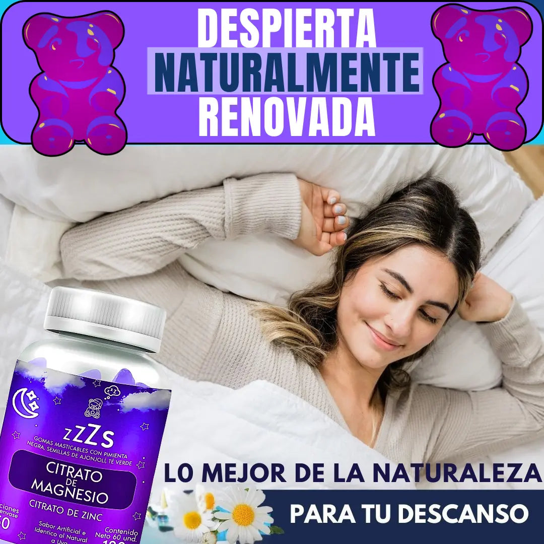 Citrato de Magnesio en Gomitas SleepMag